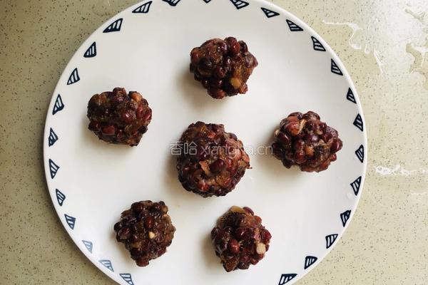 红豆红枣糯米丸的做法图解6