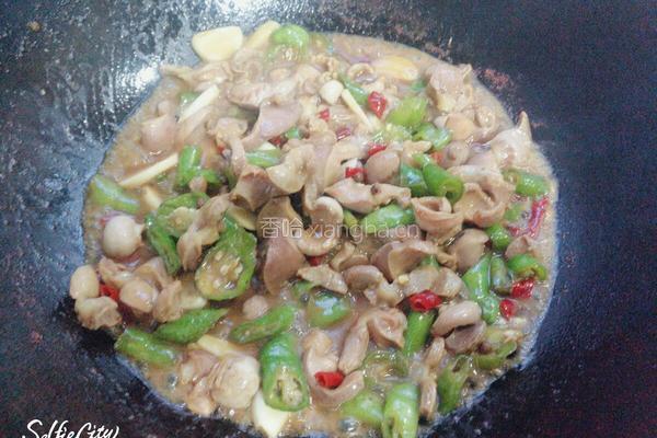 香辣鸡胗的做法图解4