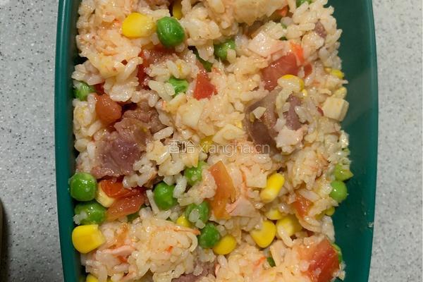 芝士什锦焗饭的做法图解4