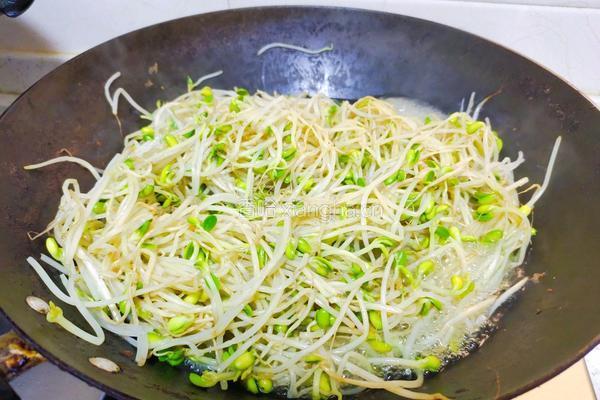 凉拌豆芽菜的做法图解2