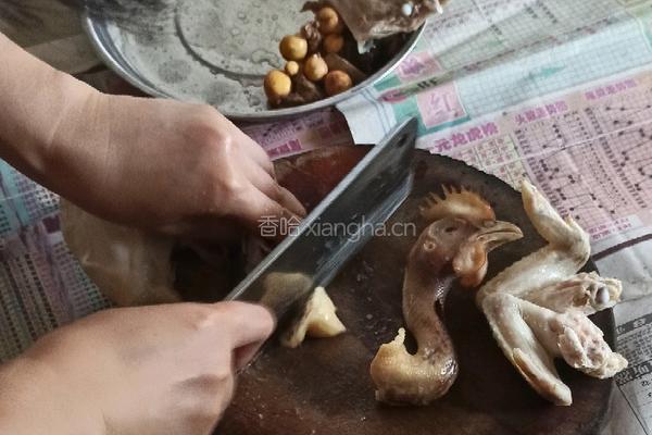 香葱白切鸡的做法图解12