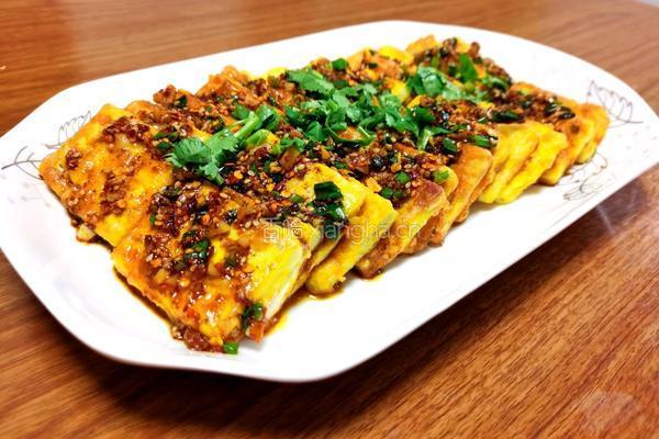 香煎豆腐的做法图解7