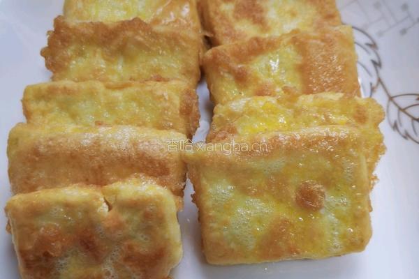 香煎豆腐的做法图解3