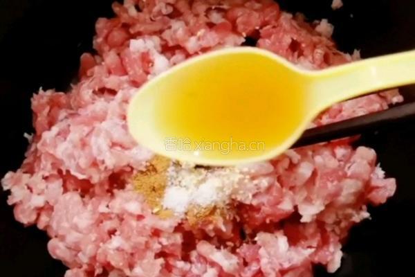 韭菜肉馅饼的做法图解4