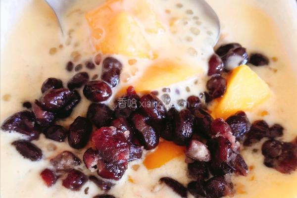 红豆芒果西米露的做法图解10