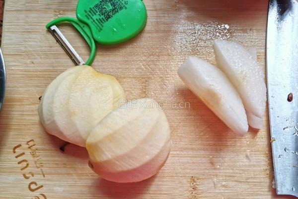 苹果梨子汁的做法图解2
