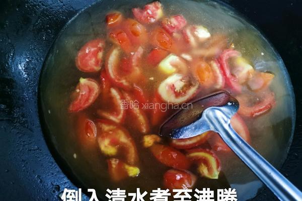 西红柿蛋花汤的做法图解4