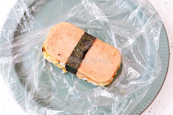 午餐肉饭团的做法图解14