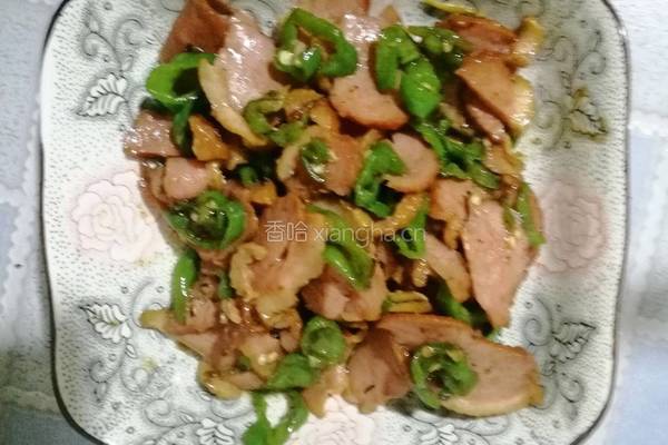 螺丝椒炒烟鸭肉的做法图解6