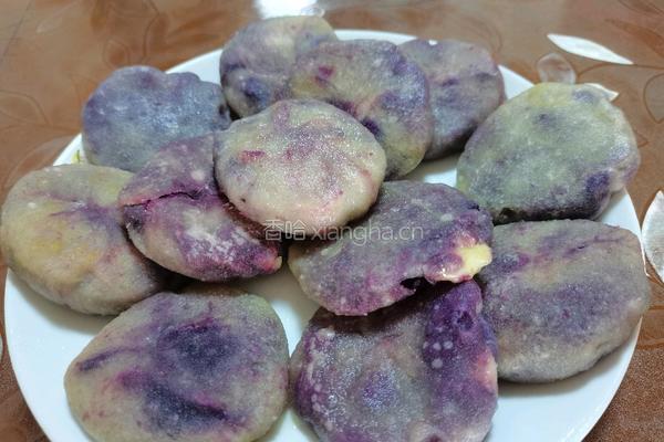 芝士紫薯饼的做法图解6