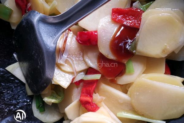 素炒土豆片的做法图解6