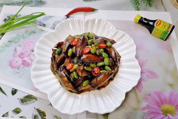 毛豆烧茄子的做法图解10
