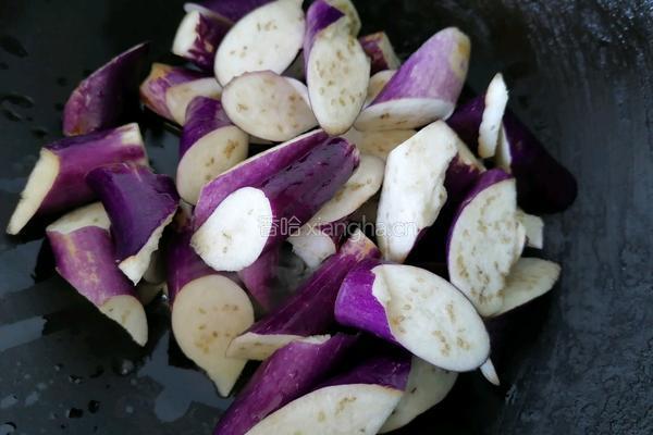 毛豆烧茄子的做法图解4