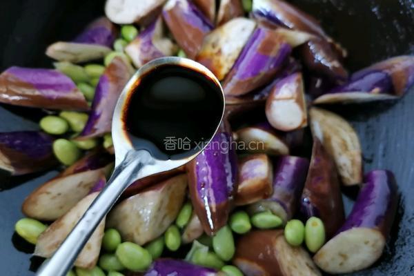 毛豆烧茄子的做法图解6