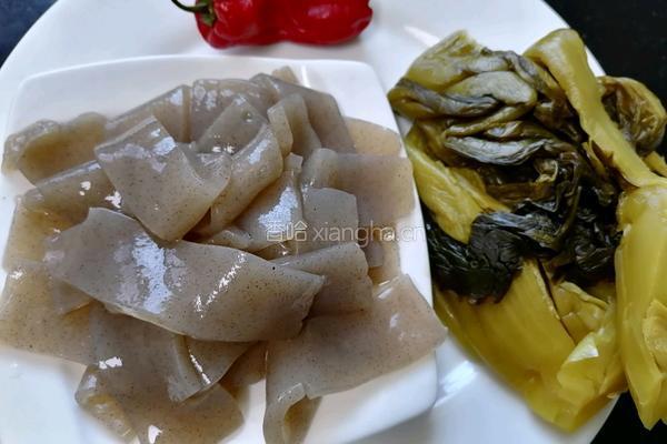 酸菜魔芋的做法图解1