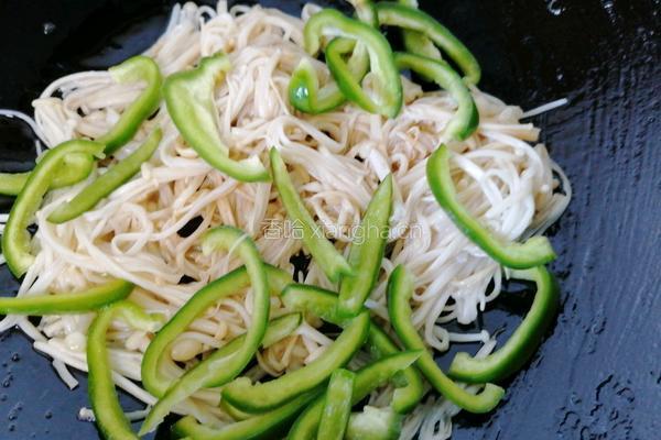 金针菇炒蛋的做法图解8