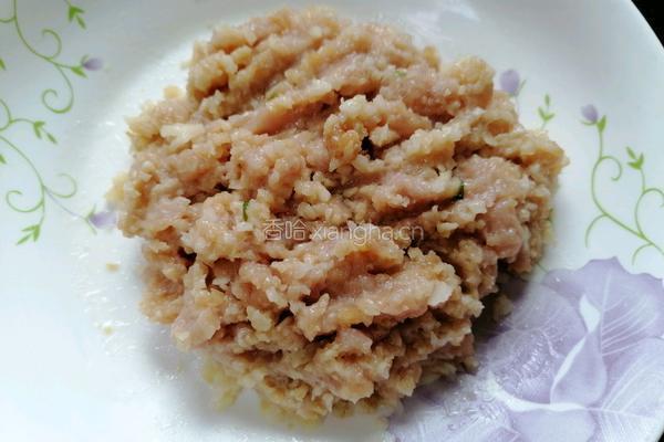 莲藕肉丸的做法图解4