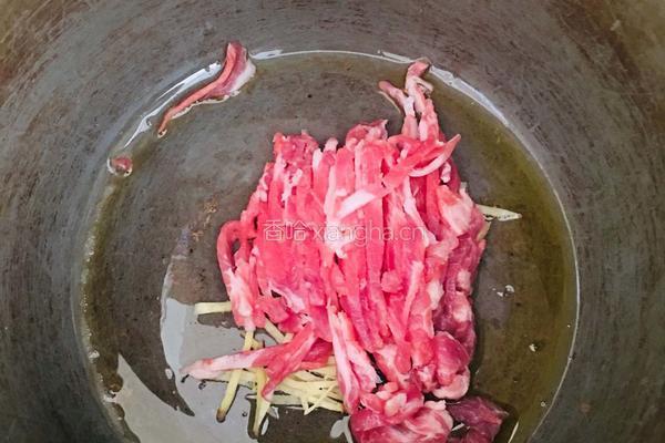 裙带菜肉丝汤的做法图解2