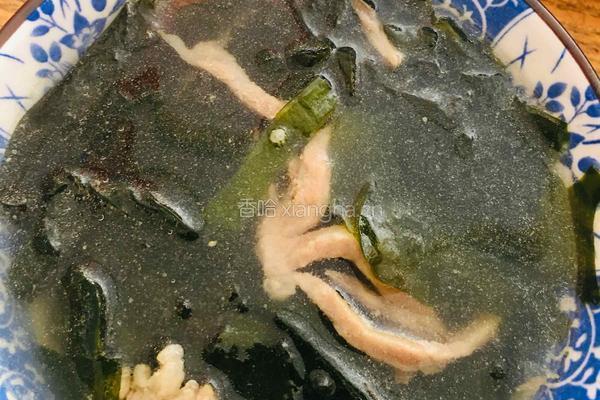裙带菜肉丝汤的做法图解5