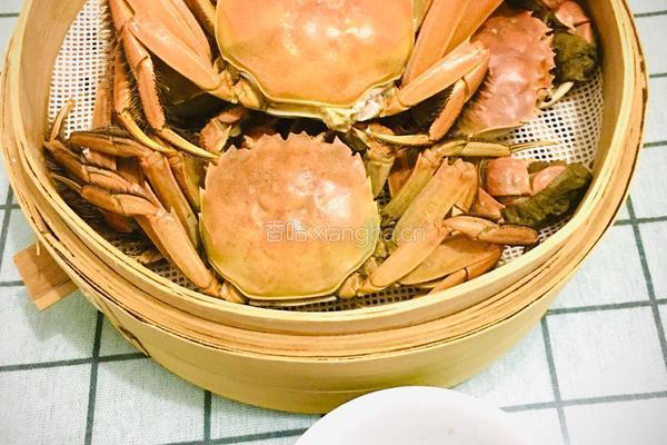 清蒸稻田蟹的做法图解4