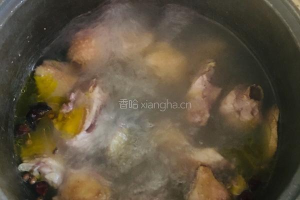 山药炖土鸡的做法图解3