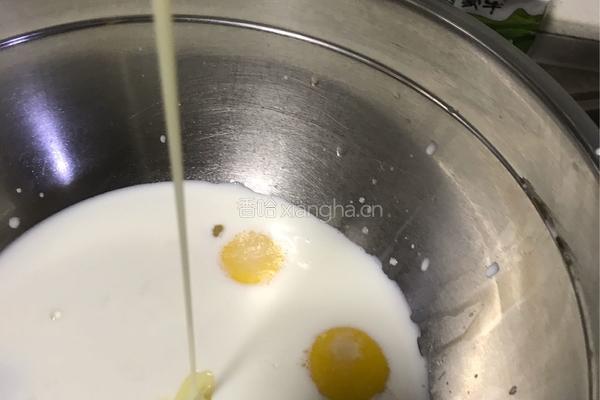 奶黄馅的做法图解4