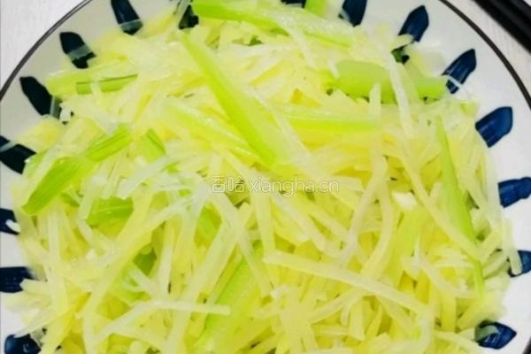 土豆丝炝芹菜的做法图解13