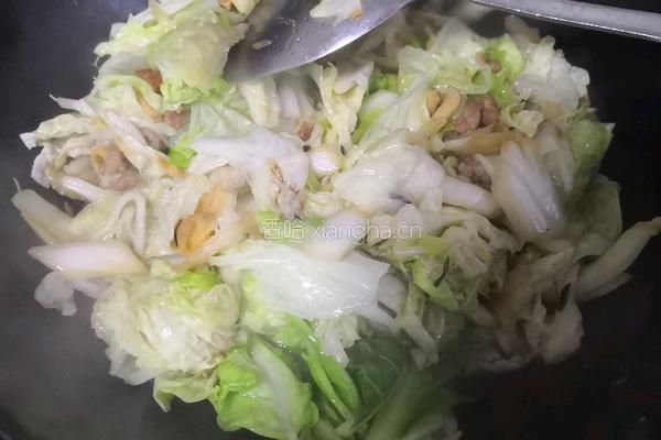 醋溜白菜的做法图解9