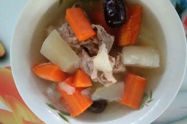 排骨冬瓜胡萝卜汤的做法图解7