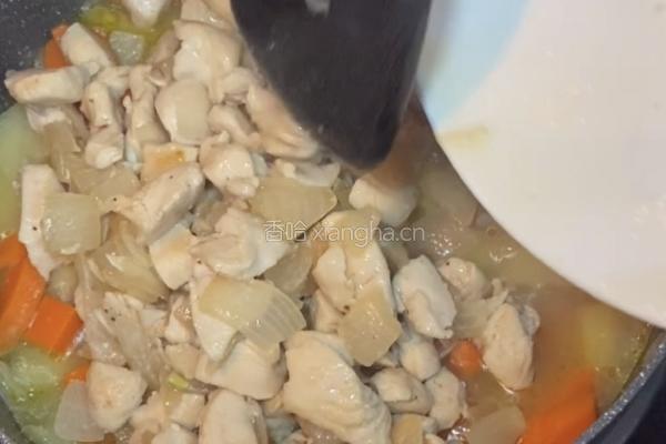 咖喱鸡肉饭的做法图解7