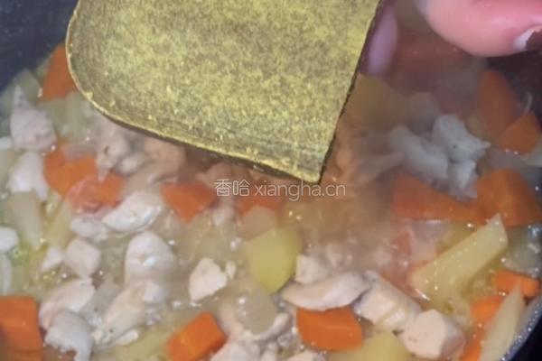 咖喱鸡肉饭的做法图解8