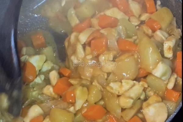 咖喱鸡肉饭的做法图解9