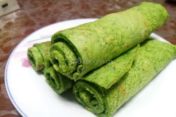 鸡蛋菠菜饼的做法图解4