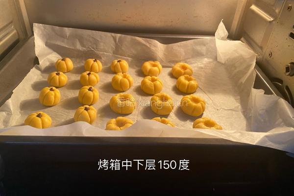 万圣节蜘蛛南瓜小饼干的做法图解11