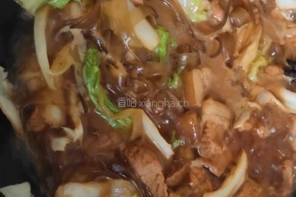 猪肉炖粉条的做法图解6