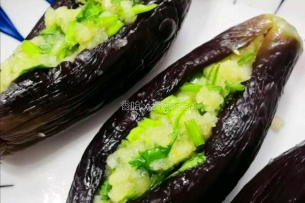 蒜茄子的做法图解13