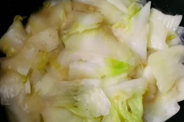 白菜炒粉条的做法图解7