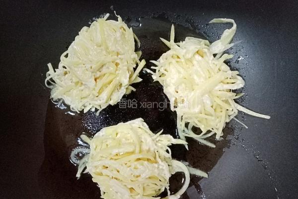 家常土豆丝饼的做法图解3