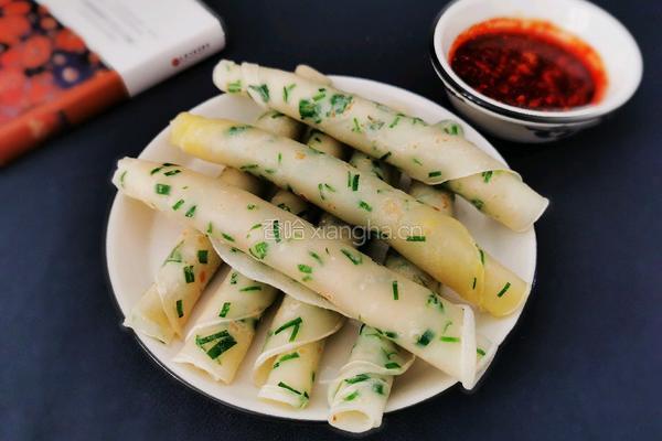 陕西特色小吃 韭菜煎饼 的做法图解25