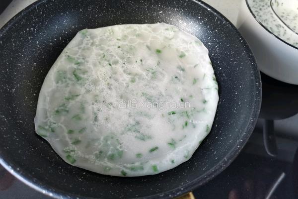 陕西特色小吃 韭菜煎饼 的做法图解21