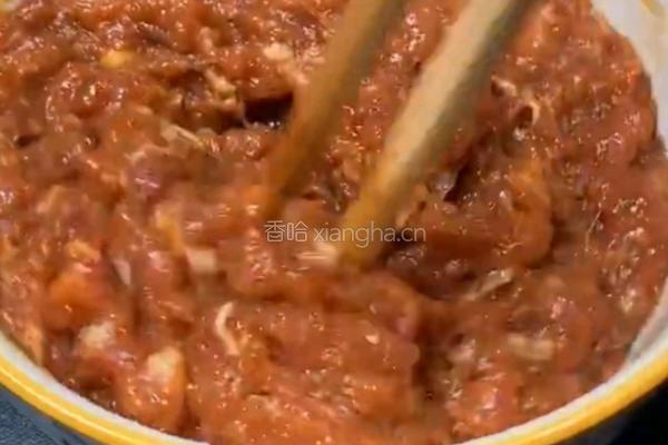 虎皮青椒酿肉的做法图解3