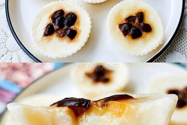 奶香红枣糯米糕的做法图解3