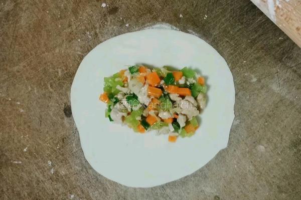 饺子皮版时蔬肉饼的做法图解19