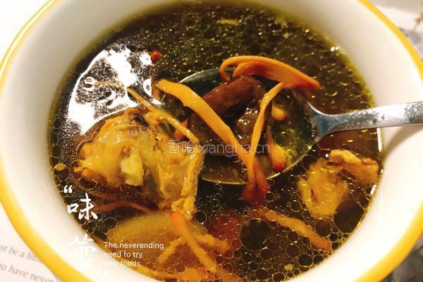 一人食｜鲍鱼虫草花炖鸡汤的做法图解9