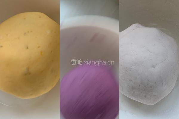 酒酿桂花三色芋圆的做法图解5