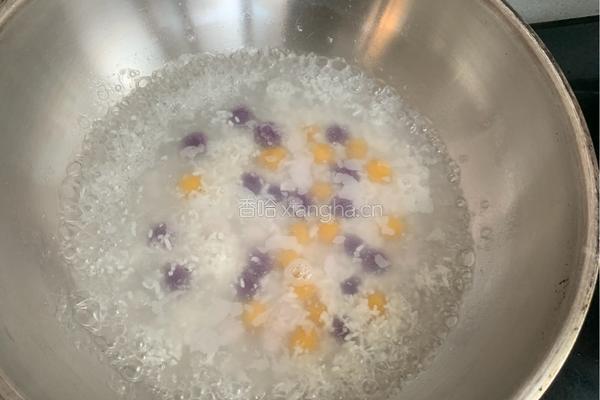 酒酿桂花三色芋圆的做法图解15