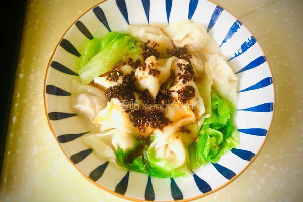 干拌红油馄饨的做法图解4