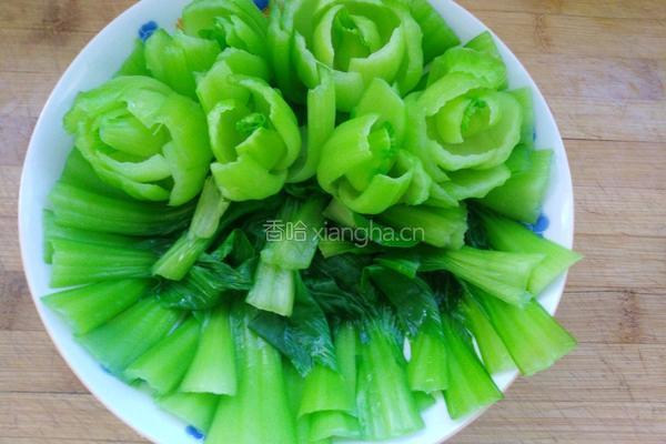 蒜蓉油菜的做法图解4