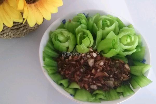 蒜蓉油菜的做法图解6