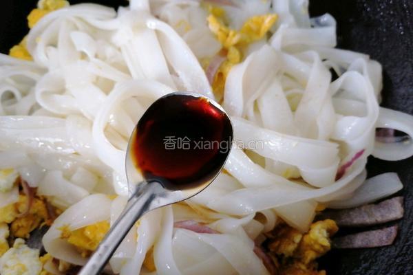 鸡蛋炒河粉的做法图解9